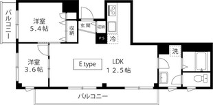 バーニッシュ世田谷の物件間取画像